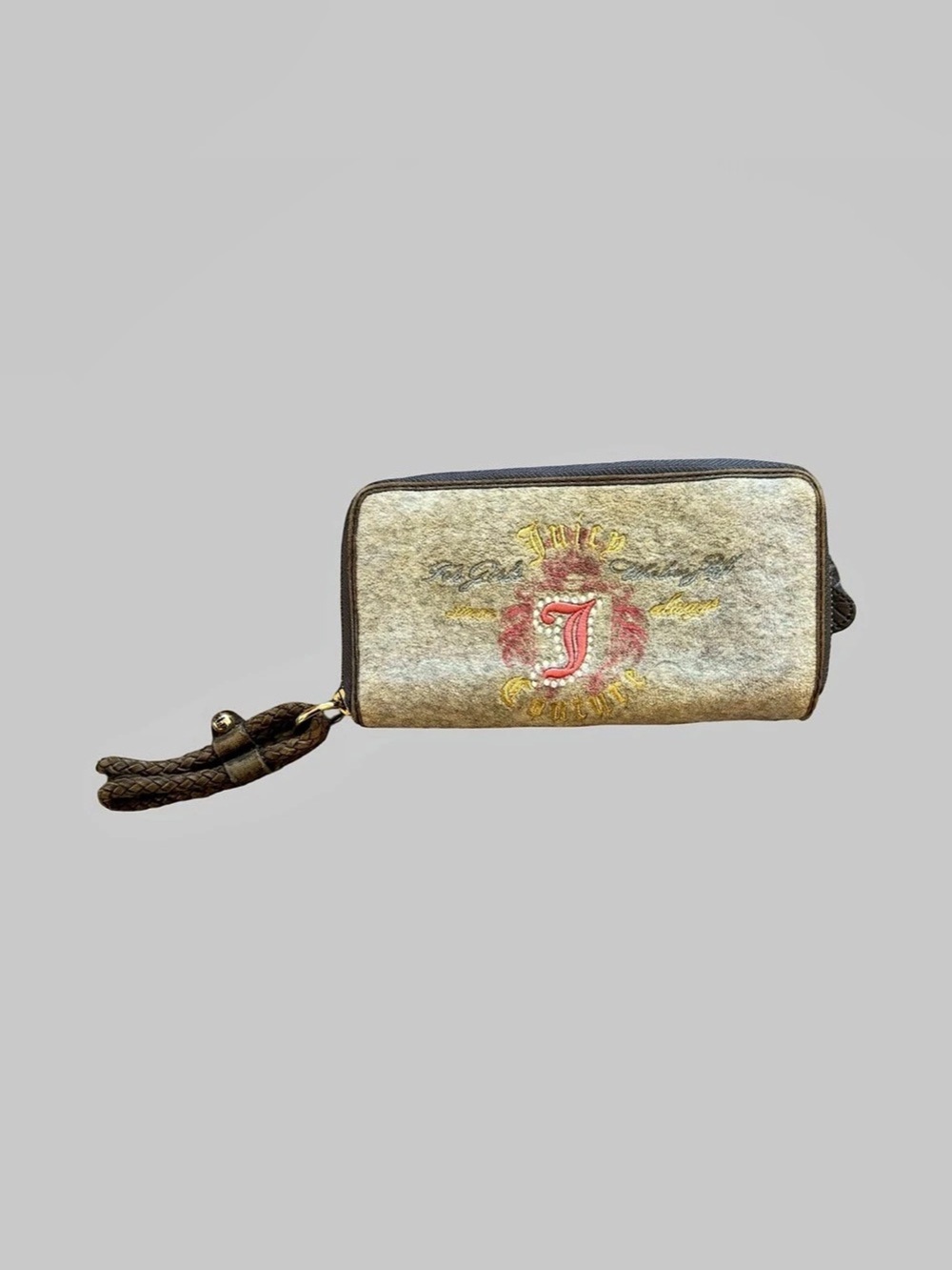 JUICY COUTURE Y2K Fabric Wristlet Wallet